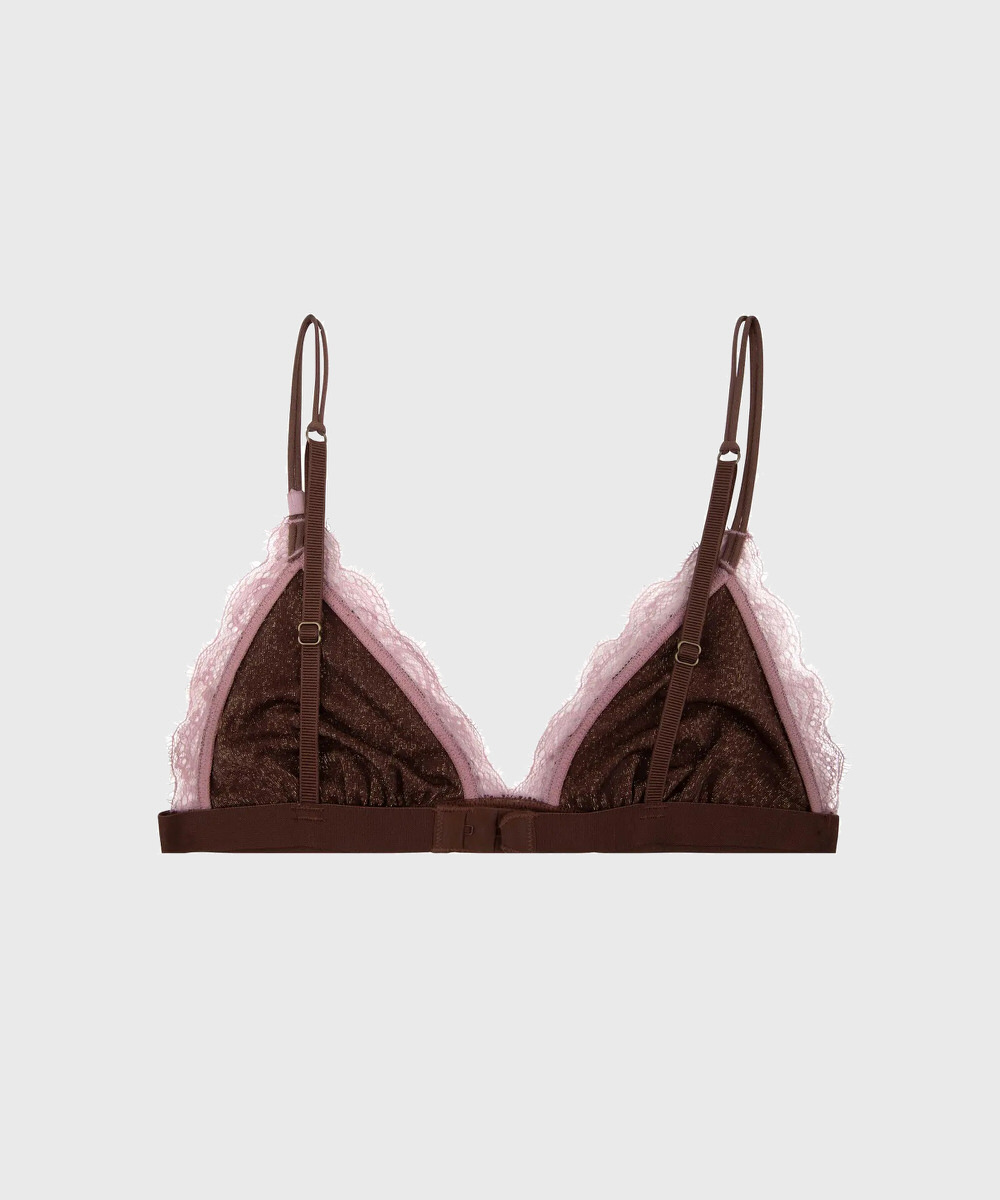 Love Lace Bralette Purple - Bollicine