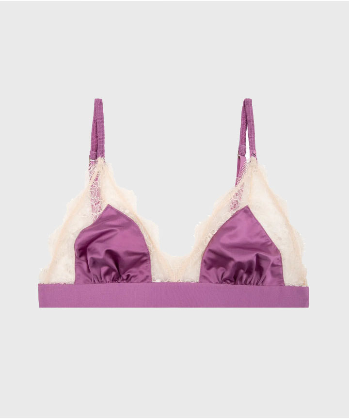 Lace Bralette Purple Love Stories - Women